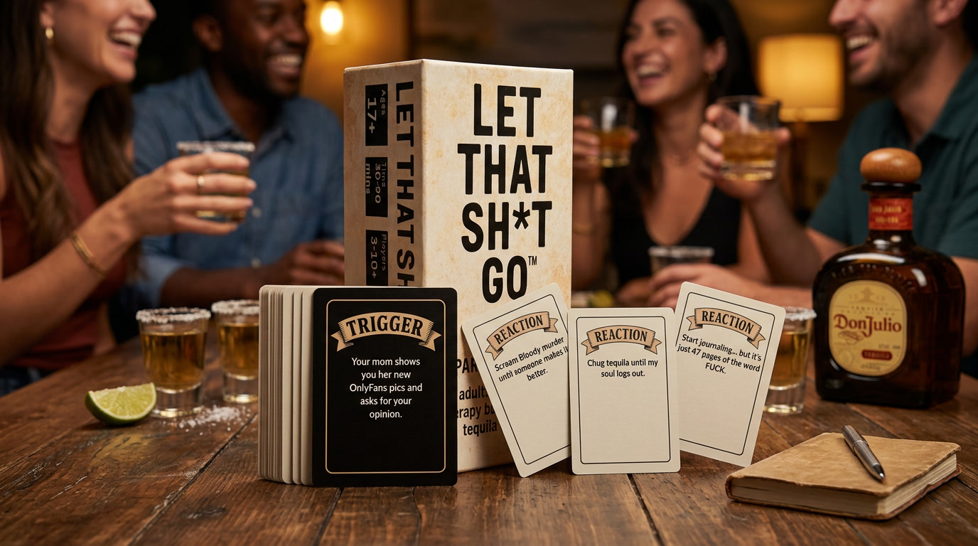 A Closer Look at Let That Sh*t Go - The Party Card Game