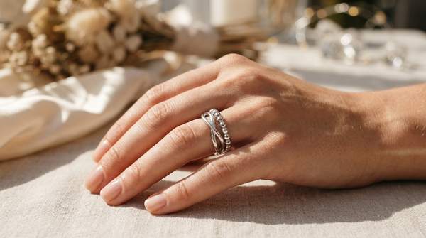 Build a Wedding Ring Stack Over Time With Ritani’s Stackable Bands
