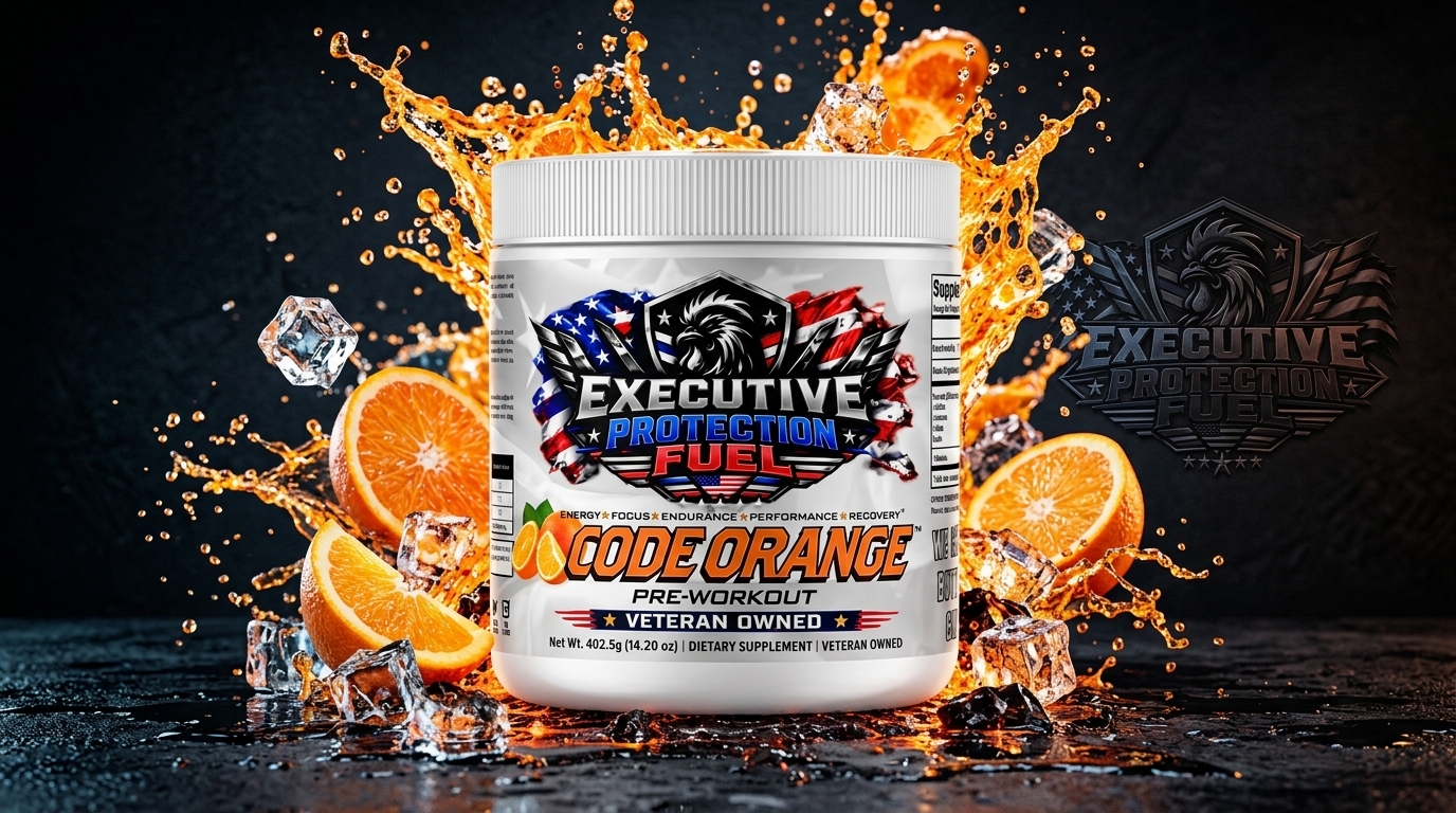 Executive Protection Fuel Pre-Workout Options From Code Orange to Black Ops Cherry