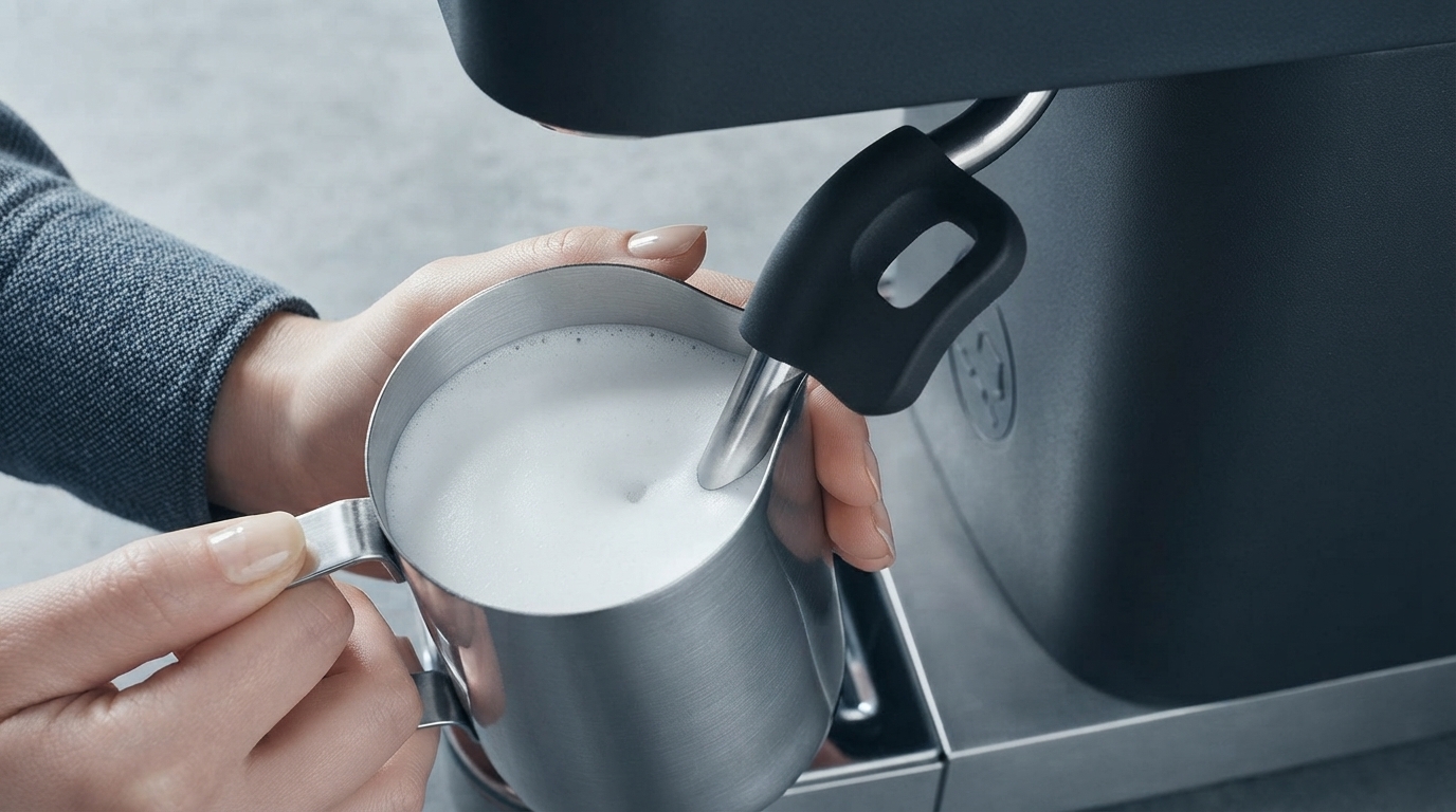 Editorial illustration for Manual, Automatic, or Panarello: Picking the Steam Wand That Matches Your Barista Goals